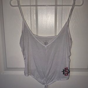 SDSU tank top crop top